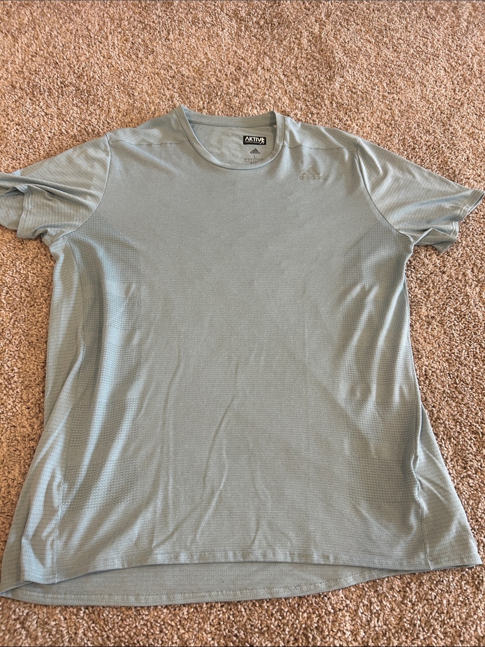 adidas Men's Short-Sleeve Active Tee in Light Sage